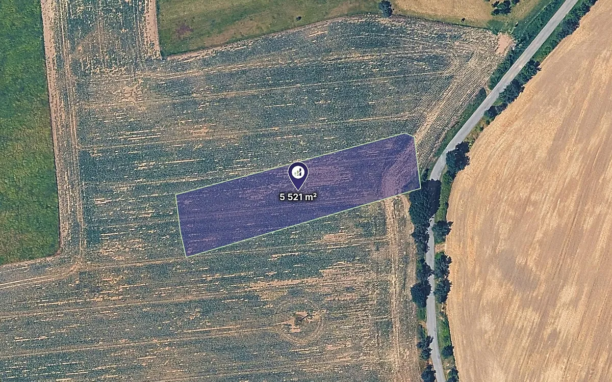 Prodej pole 5521 m²